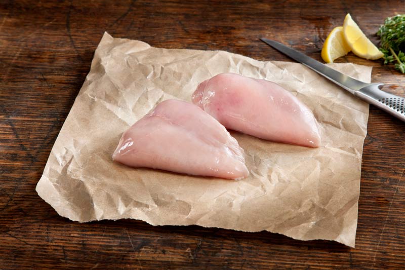 Chicken Breast Boneless Skinless 6oz - Butterflied (10 Portions)