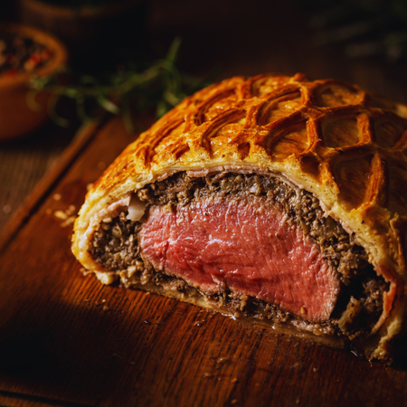 Chef’s Cut Beef Wellington Tenderloin – 24oz (Limited Release) 
