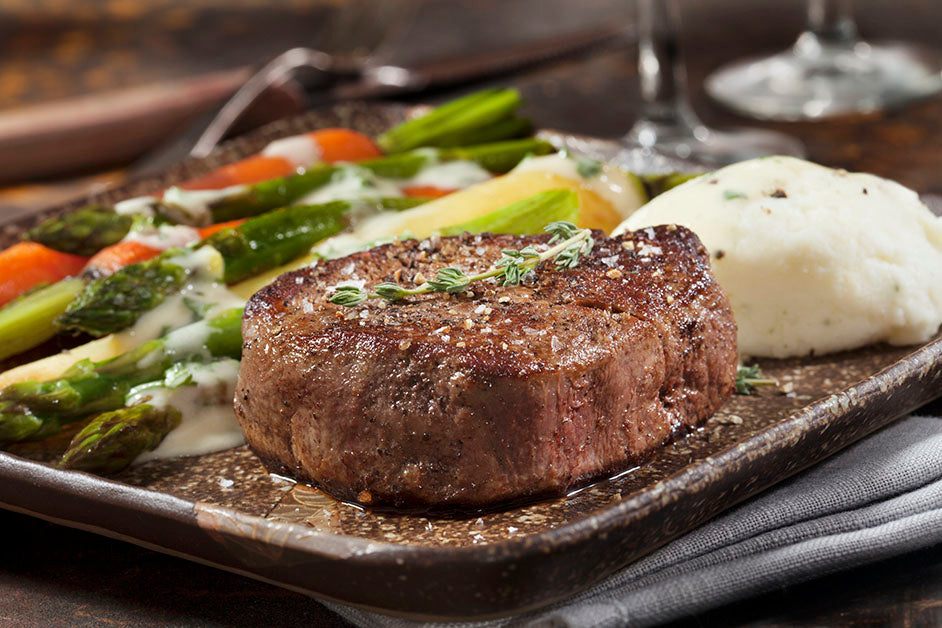 PRIME Beef Tenderloin Steaks (Filet Mignon) 6oz (6 Portions)